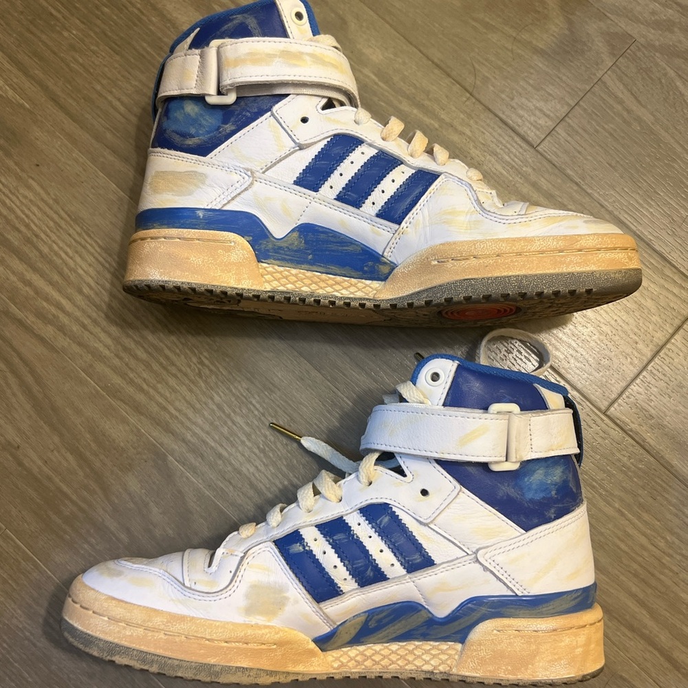 Adidas Forum 84 High “Worn Blue” Sneakers